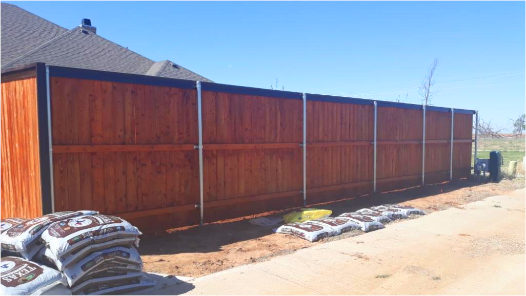 Exterior Residential Fence Staining by professional contractors