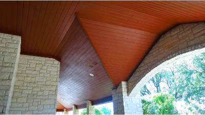 exterior ceiling stain